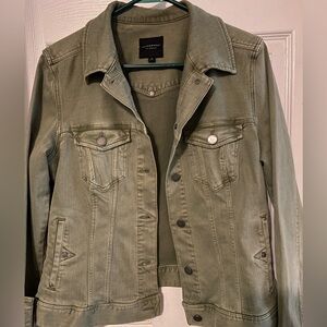 Women’s Green Denim Jacket